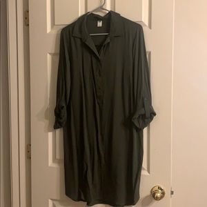 Worn once, green tshirt dress